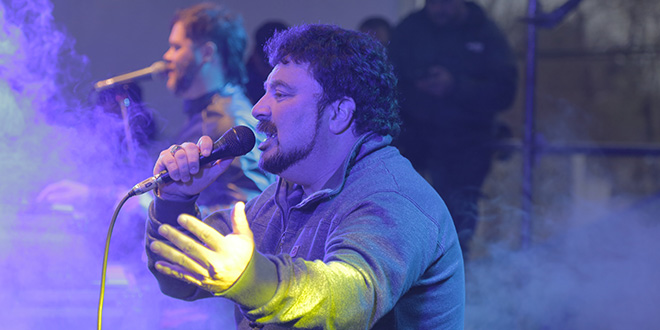 contratar a amar azul, recital en vivo, tono violeta