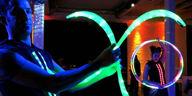 show de luces led para evento