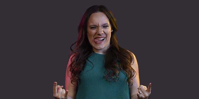 angie sammartino humorista, comediante