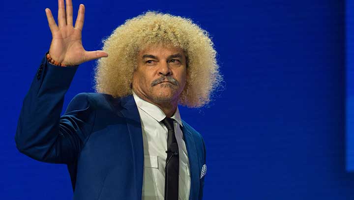 contratar a carlos el pibe valderrama