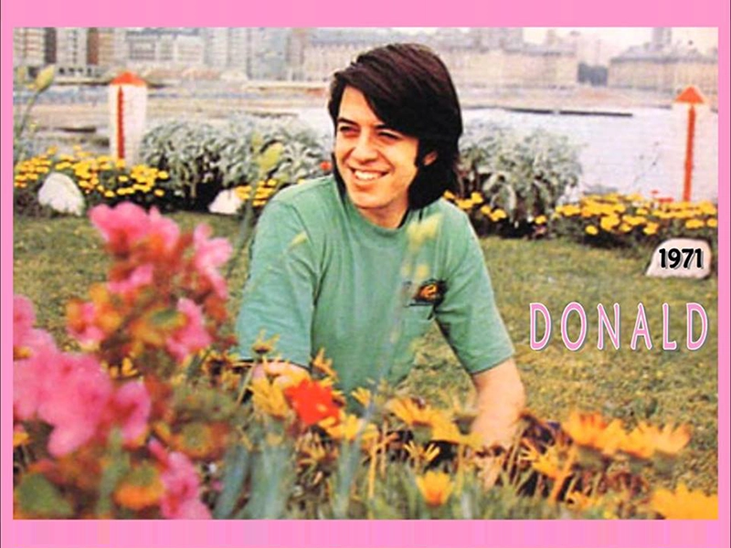Donald Clifton McCluskey, cantante argentino en 1971