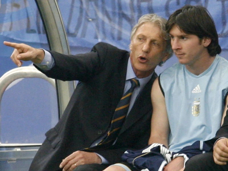 Pékerman y Messi