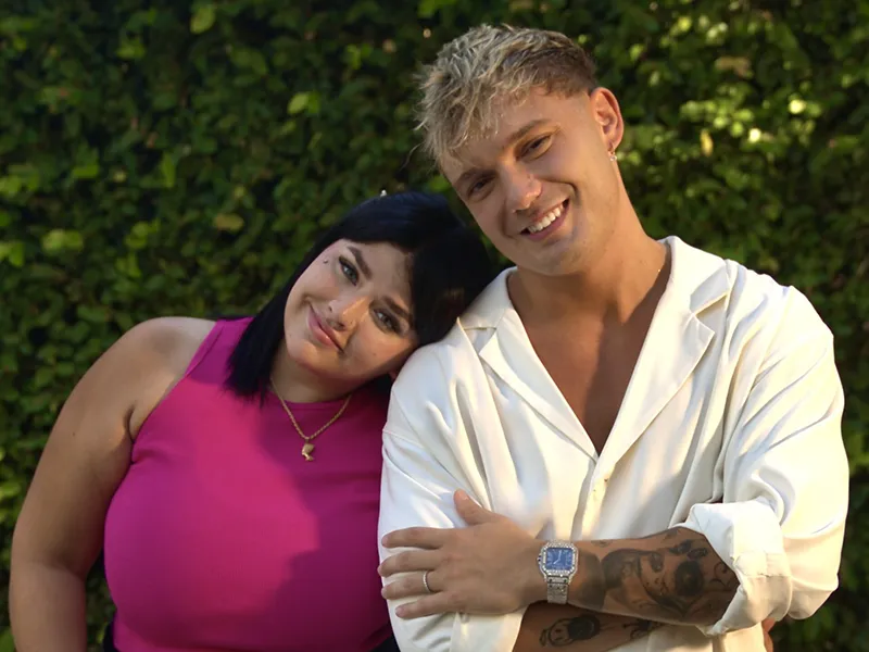 Flor Álvarez y Ian Lucas