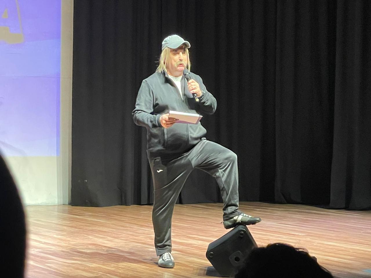 Luis Rubio presentó "Eber en Vivo" en el Teatro Otamendi 9