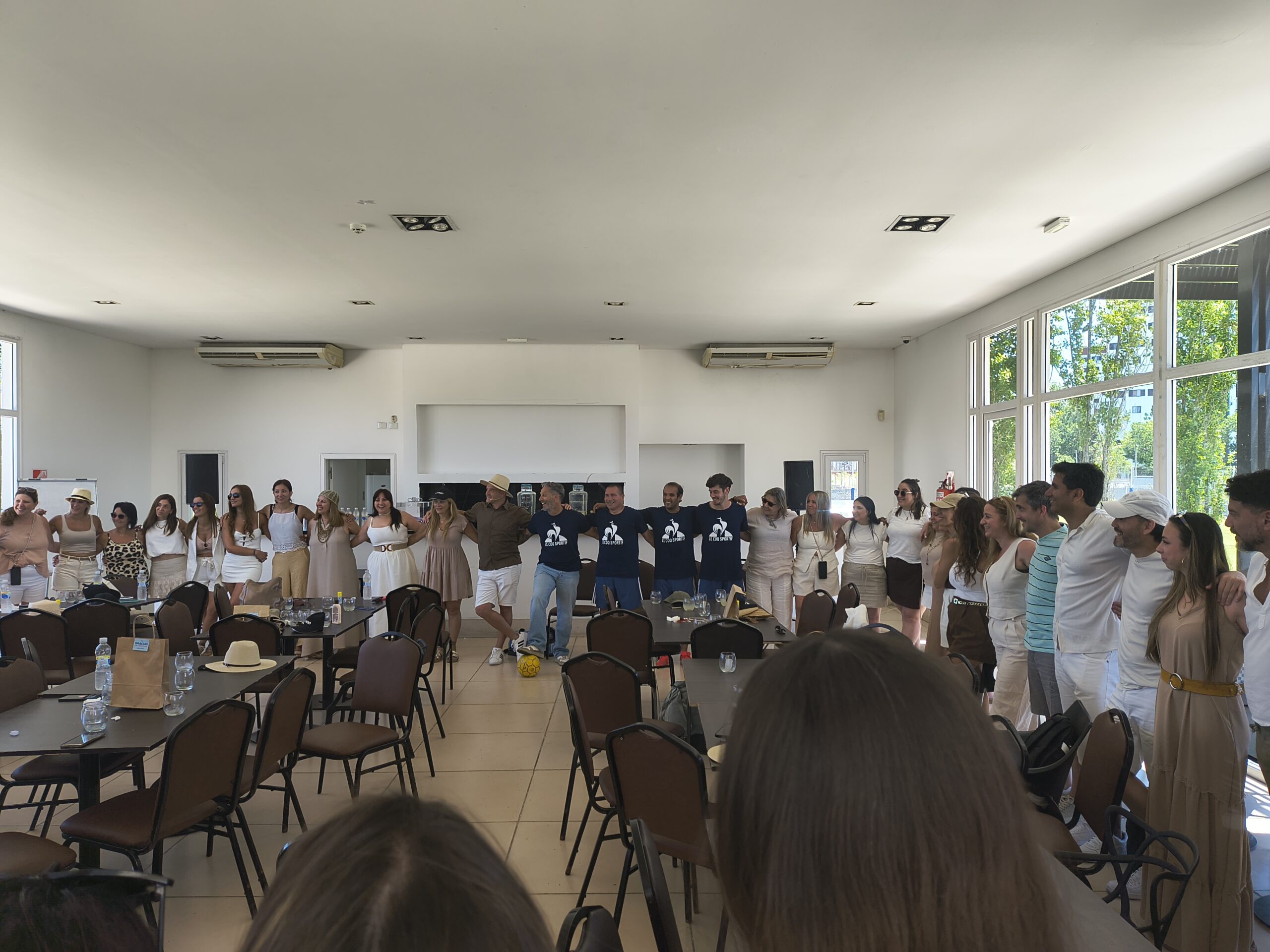 Martín Demonte en la fiesta de fin de año de Remax Tango 1